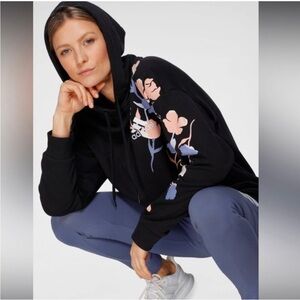 Adidas Floral Graphic Print Hoodie